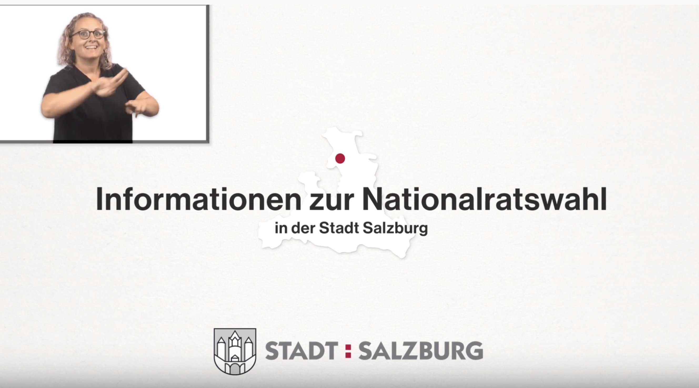 Screenshot vom Informationsvideo