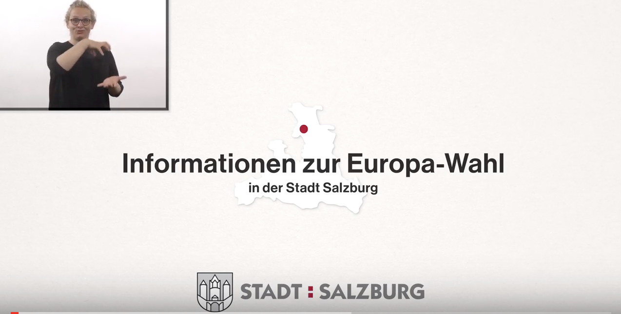 Foto vom Wahl-Informations-Video